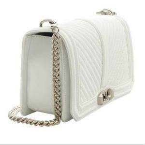 REBECCA MINKOFF Chevron Quilted Love Bag
